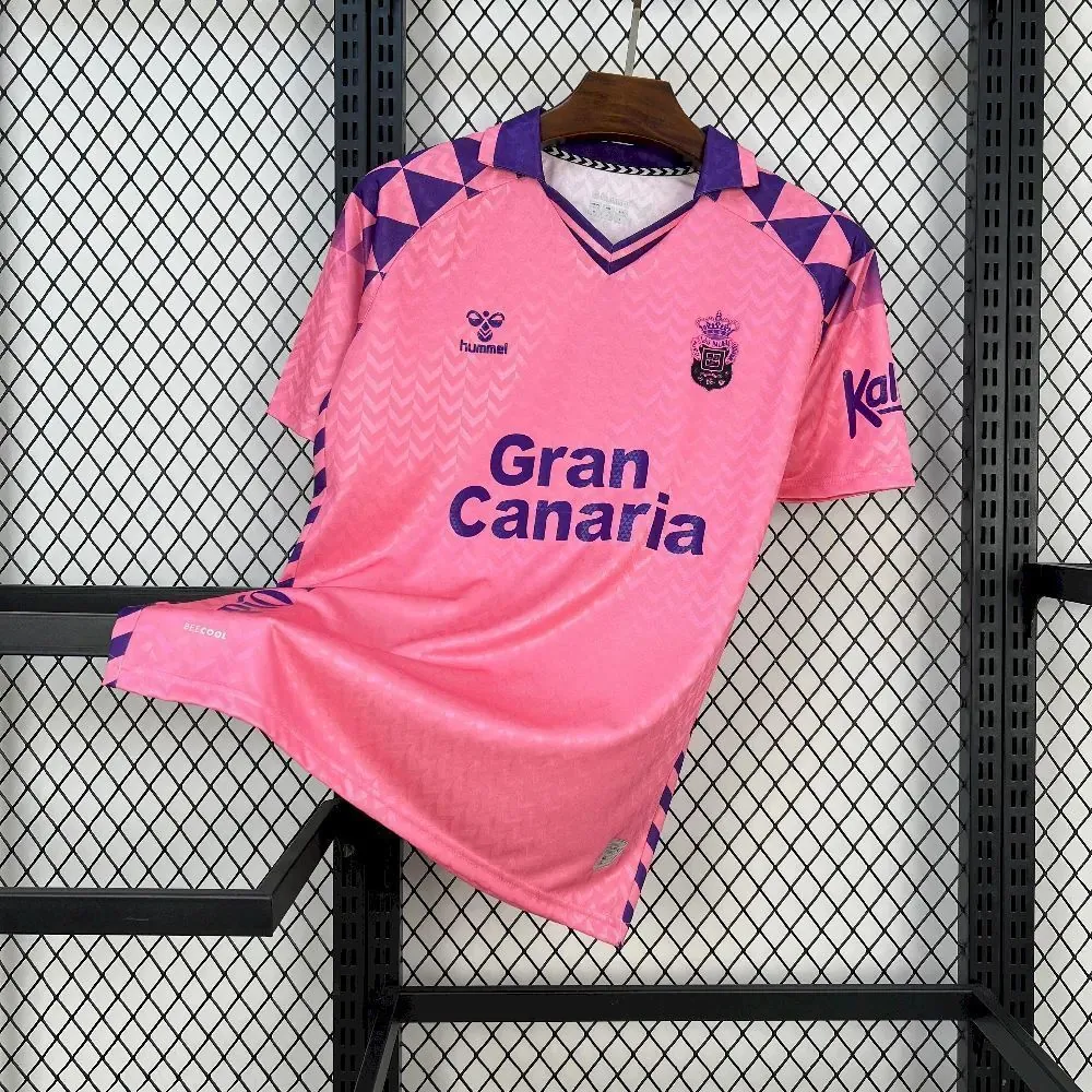 24-25 Las Palmas Pink Octorber Special Edition Shirt Football Apparels Soccer AAAAJersey Yupoo 6