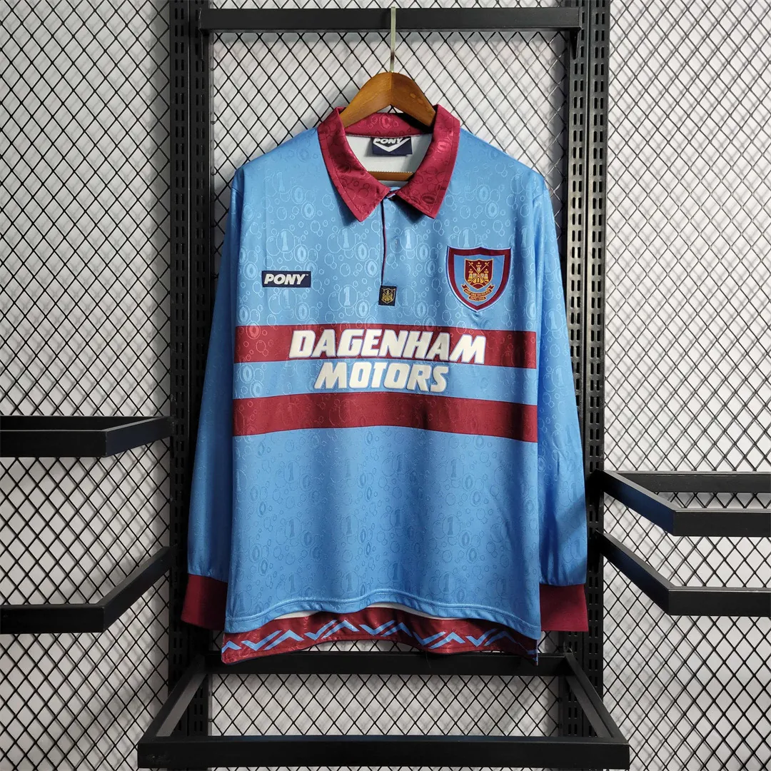 95-97 West Ham away Long Sleeves 12