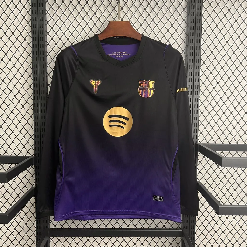 26-27 Barcelona Mens Away Kit Football Long Sleeve T-Shirt AAAAJersey Supply Yupoo 9 2