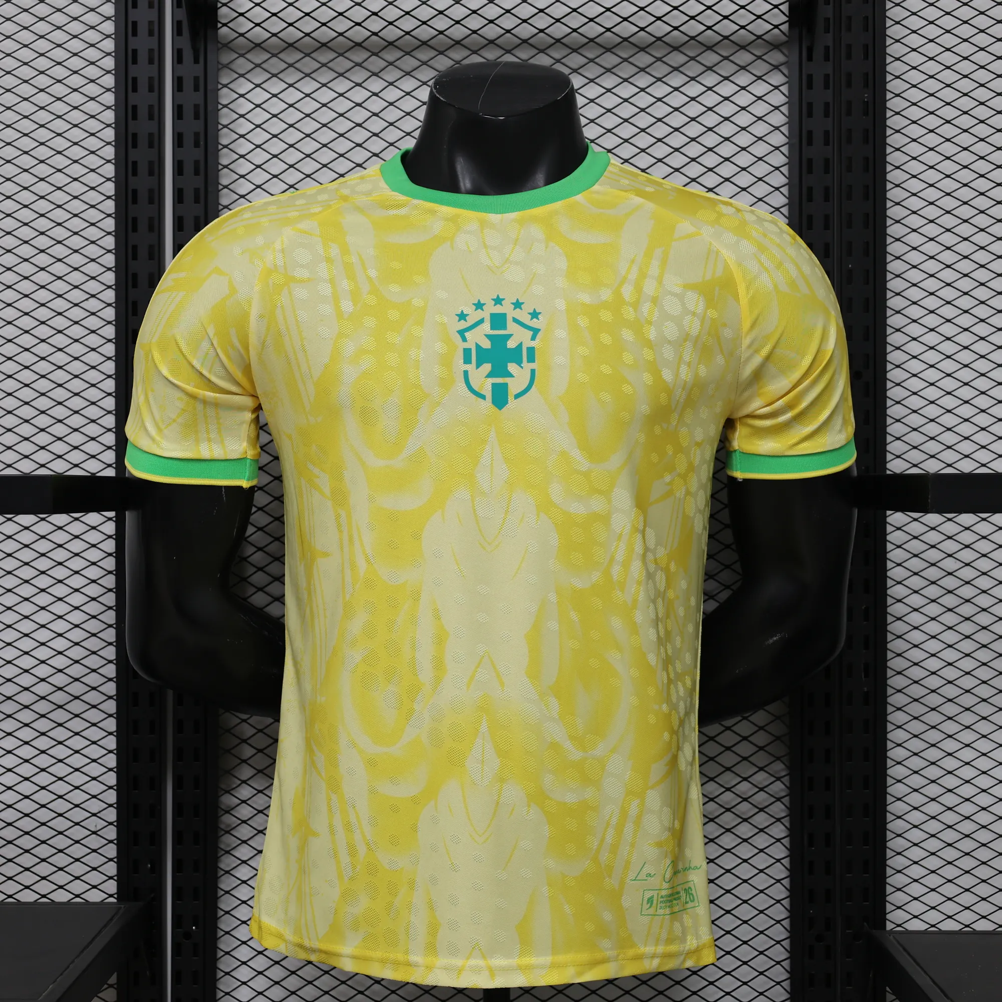 2026 Brazil Mens Special Edition Player Version Football Yellow Shirt AAAAJersey Supply Yupoo 8 1
