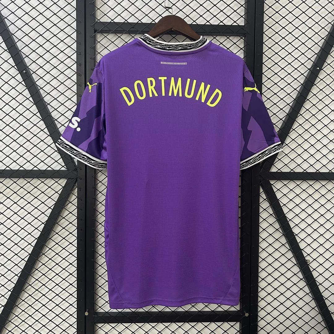 24-25 Dortmund Anniversary Culture Special Edition Purple Soccer T-Shirt AAAAJersey Dropship Yu 5