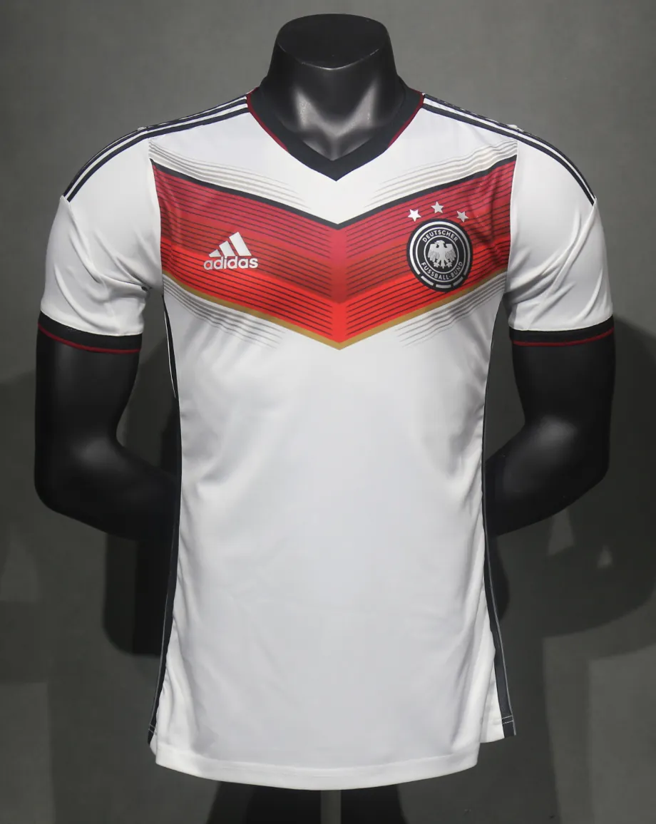 2014 Germany Home World Cup Retro Kit Vintage Player Version Sino Shirt AAAAJersey Dropship Yup 6