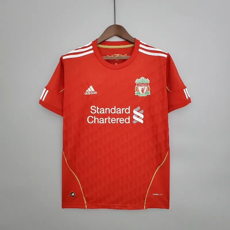 10-11 Retro Liverpool Soccer Jersey Home S-2XL 2