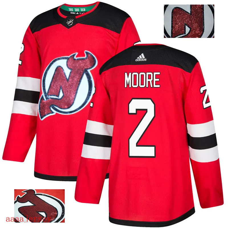 2018 New Jersey Devils Ice Hockey jersey M-3XL 新泽西魔鬼队时尚亮片款冰球服 6