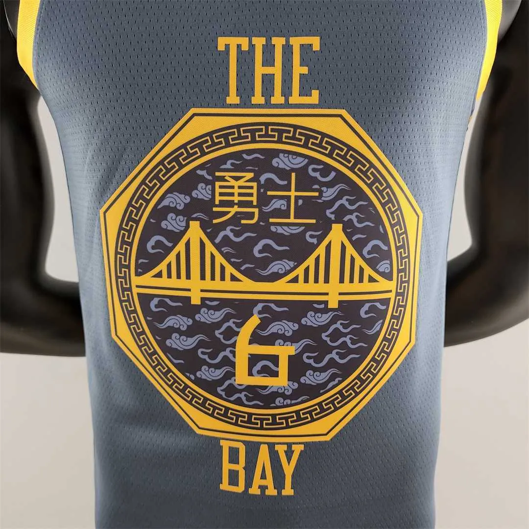 2018 YOUNG #6 Golden State Warriors Grey NBA Jersey 3