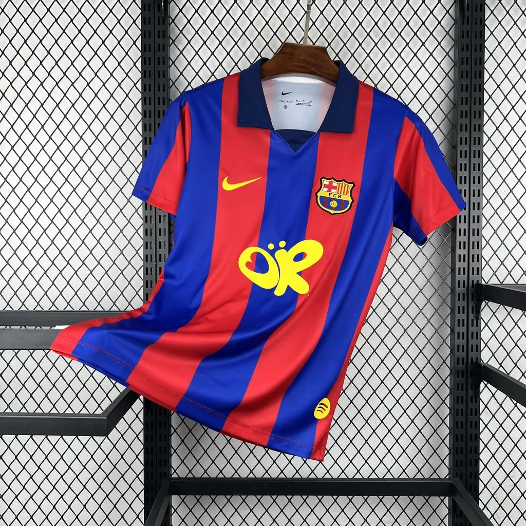 03-04 Barcelona Home Mens Retro Kit Vintage Football T-Shirt AAAAJersey Supply Yupoo 7 2