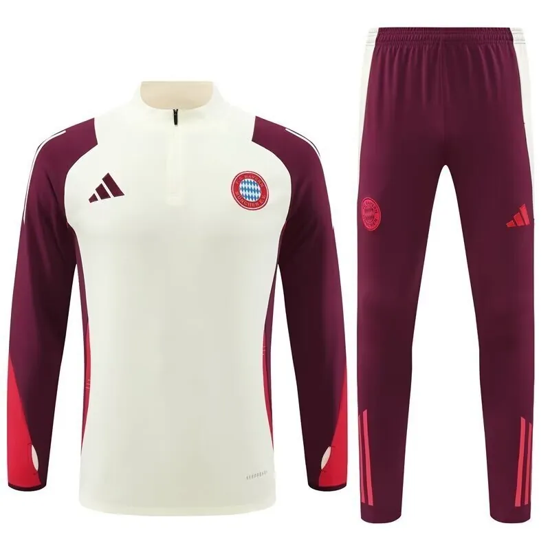 24-25 Bayern Long Sleeve Training Suit Football Shirts 3