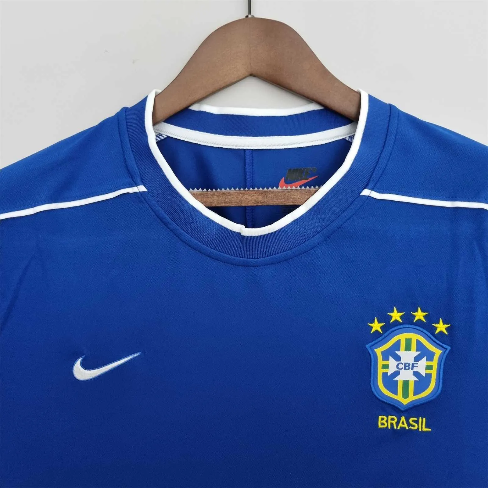 1998 Brazil away blue 6