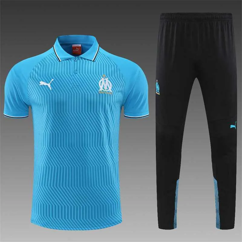 Polo Marseille sky blue stripes 12