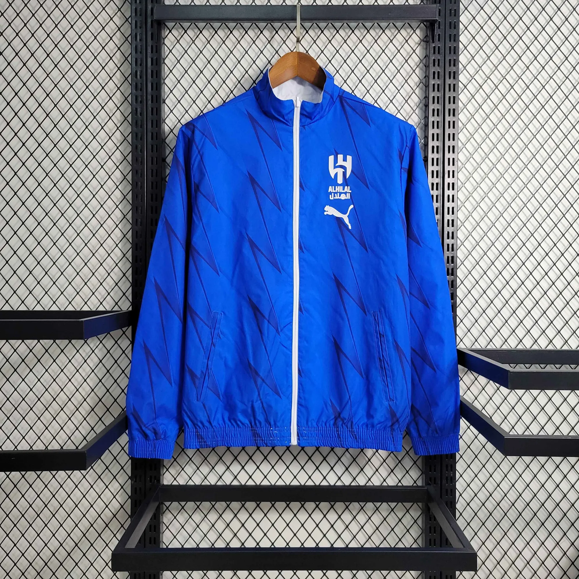 Windbreaker Al Hilal Double sided style S-XXL Soccer Jerseys 3