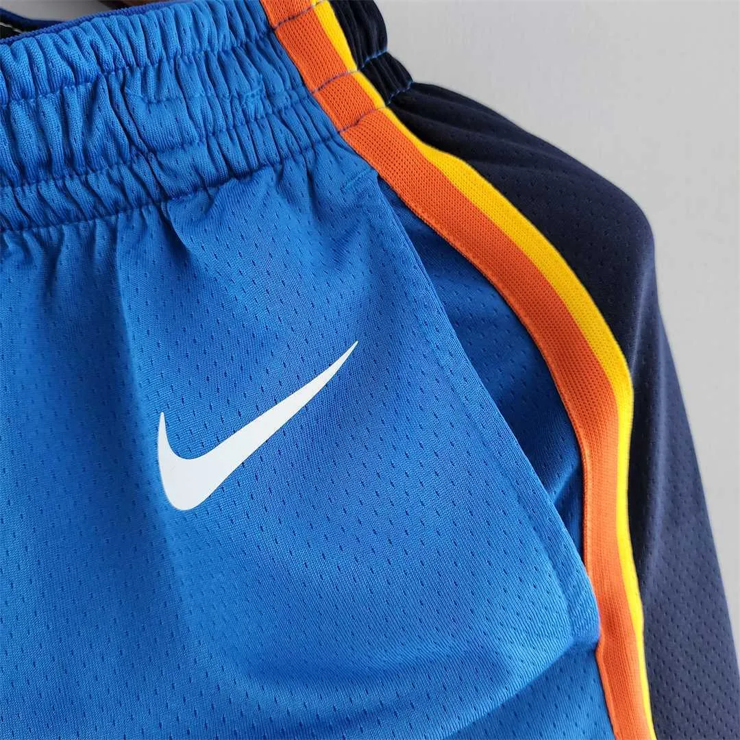 Oklahoma City Thunder NBA Shorts Blue 8