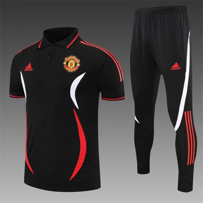 Manchester United Polo black and white-red 20