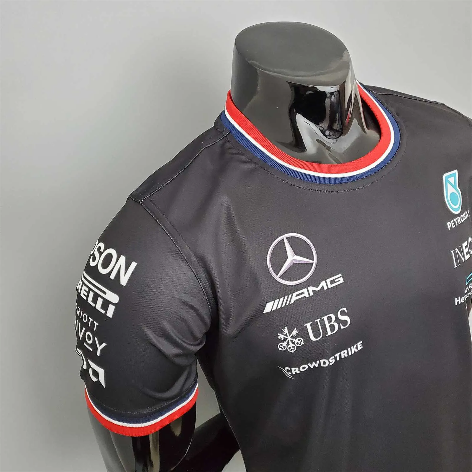F1 Formula One racing suit; Mercedes black 6