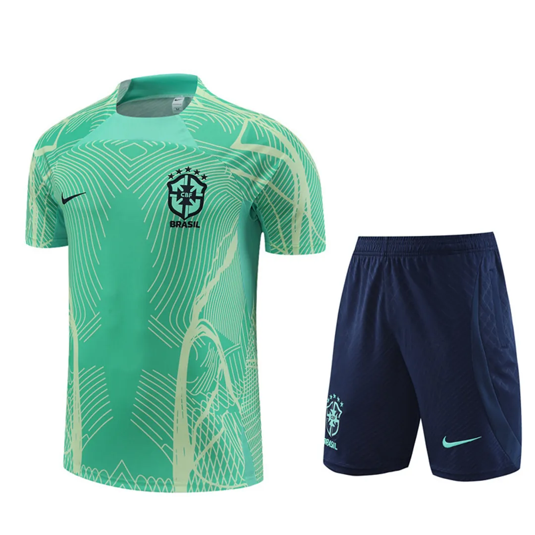 2023 Brazil training suit green 14