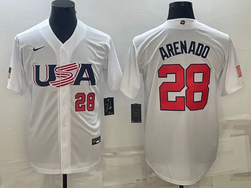 USA 2023 World Cup Baseball Jerseys 92