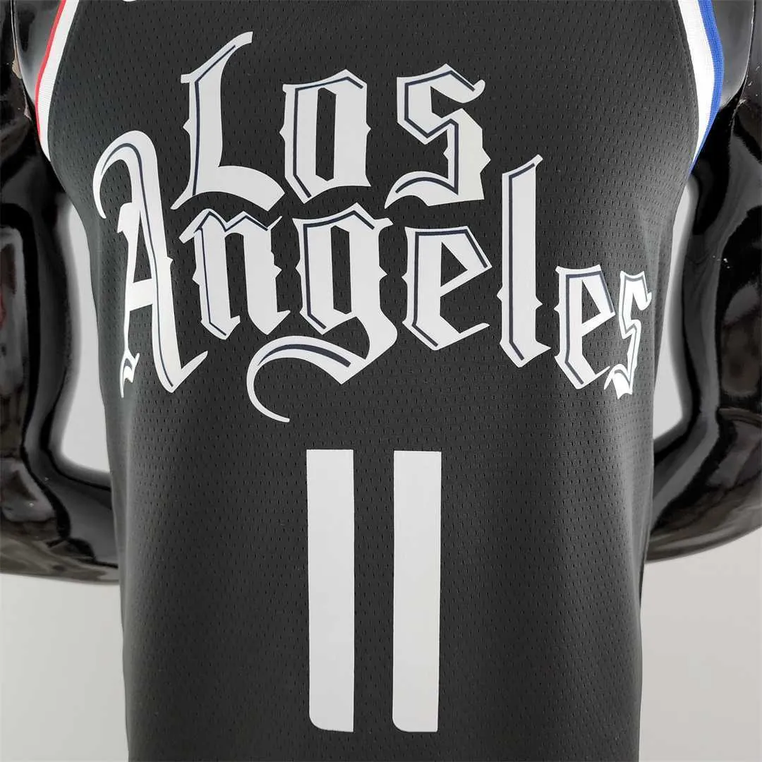 WALL#11 Los Angeles Clippers Black NBA jersey 2