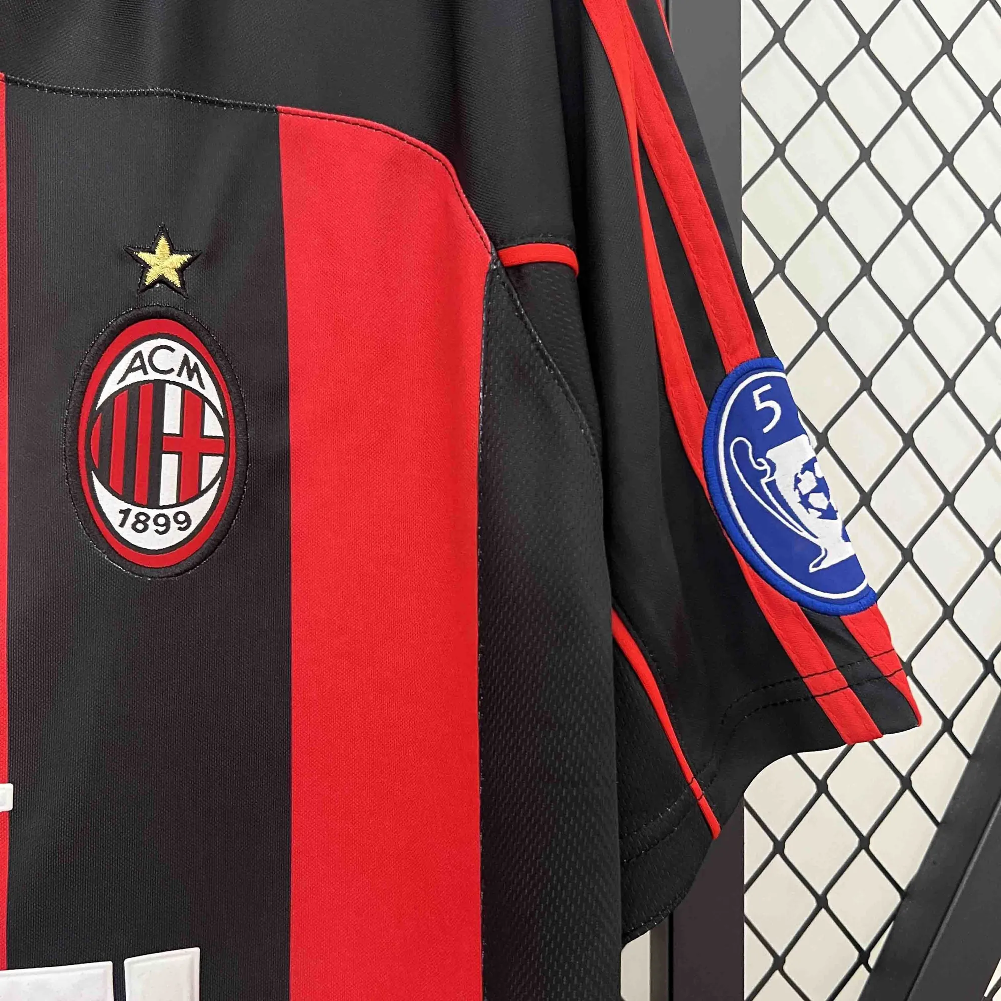 00-01 AC Milan Home Retro Kit Vintage Shirt Best Wholesale Yupoo 2
