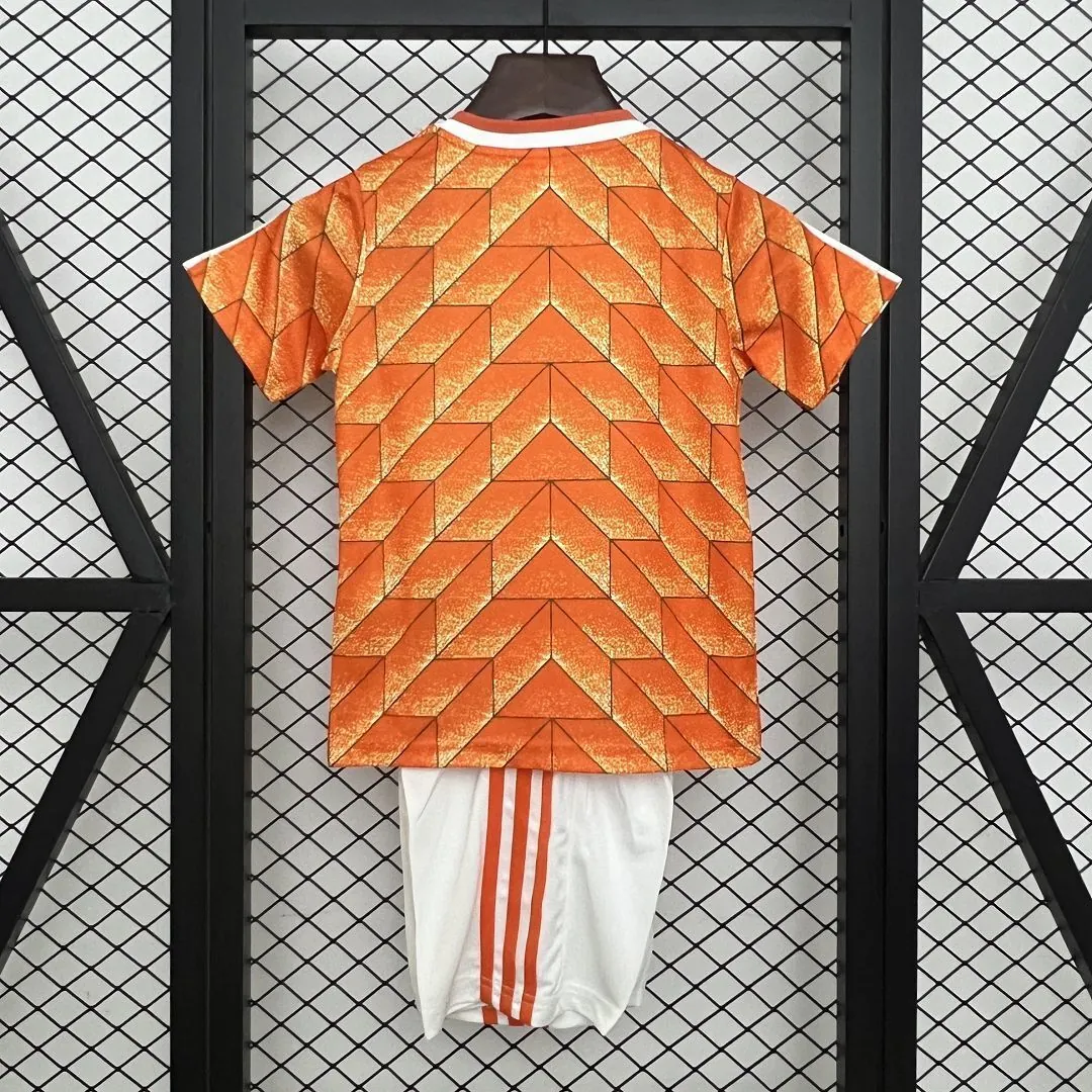 1998 Netherlands Home Kid Kits Youth Apparels Soccer AAAAJersey Yupoo 5
