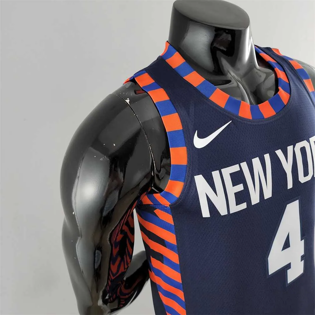 New York Knicks ROSE #4 Striped NBA Jersey 4