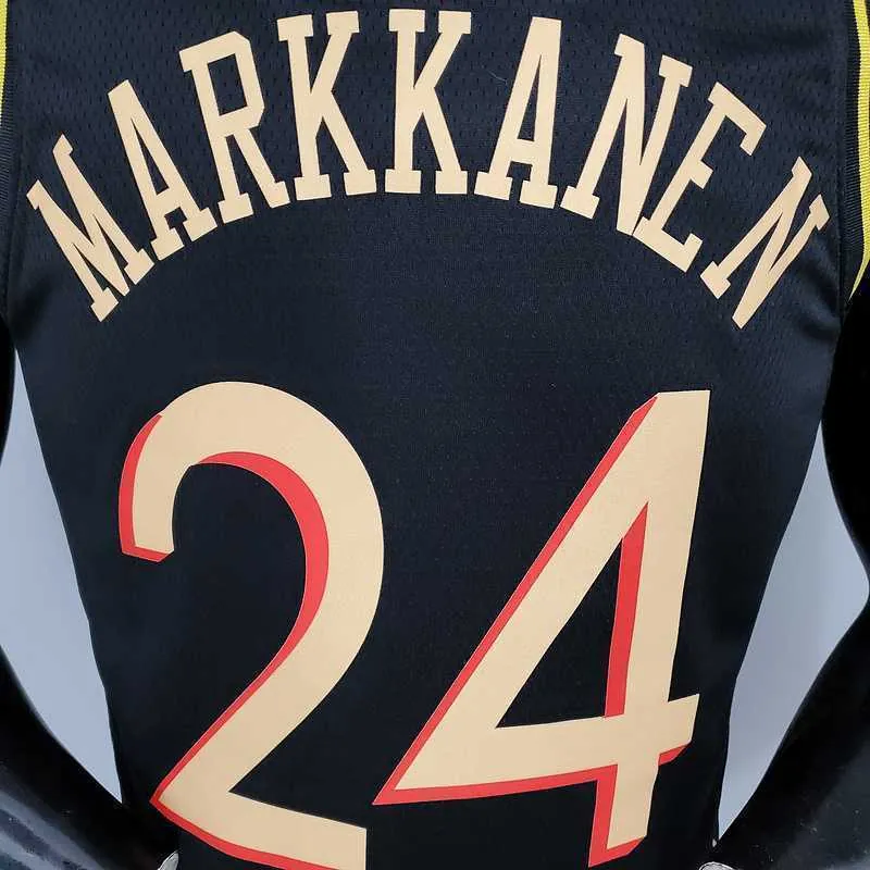 New MARKKANEN#24 Team City Edition Black 6