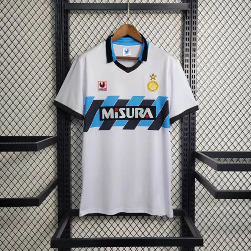 90-91 Retro Inter Milan Away S-XXL Cheap Soccer Jerseys 6