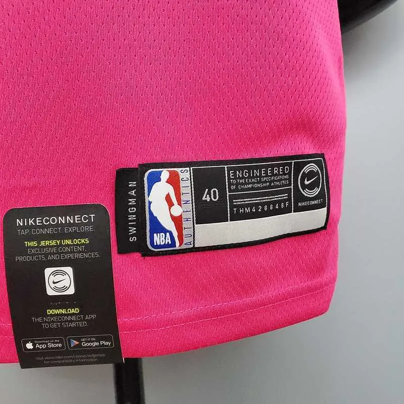 ADEBAYO#13 Miami Heat V-neck pink 3