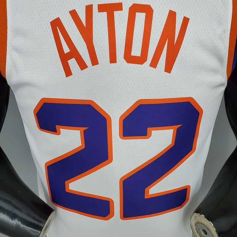 AYTON#22 Phoenix Suns White 6