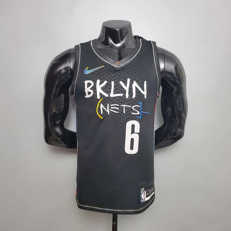 New Brooklyn Nets JORDAN#6 City Edition Black 10