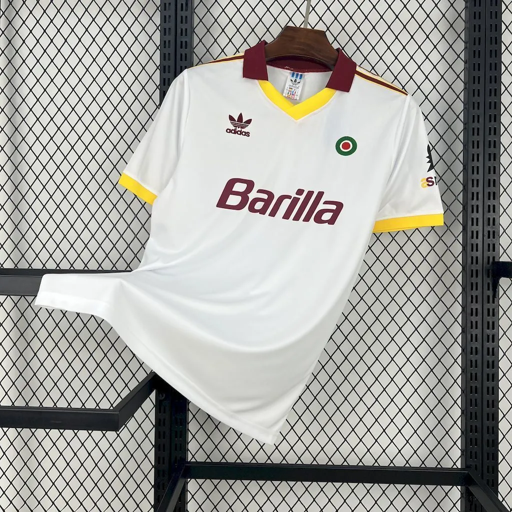91-92 Roma Away Retro Kit Vintage Shirt AAAAJersey Supplier Yupoo 7