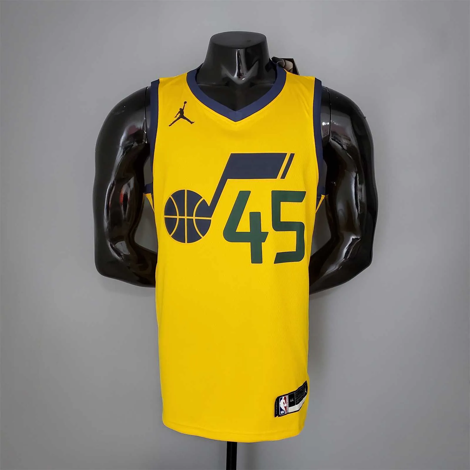 2021 MITHCELL#45 Jazz JORDAN theme yellow 9