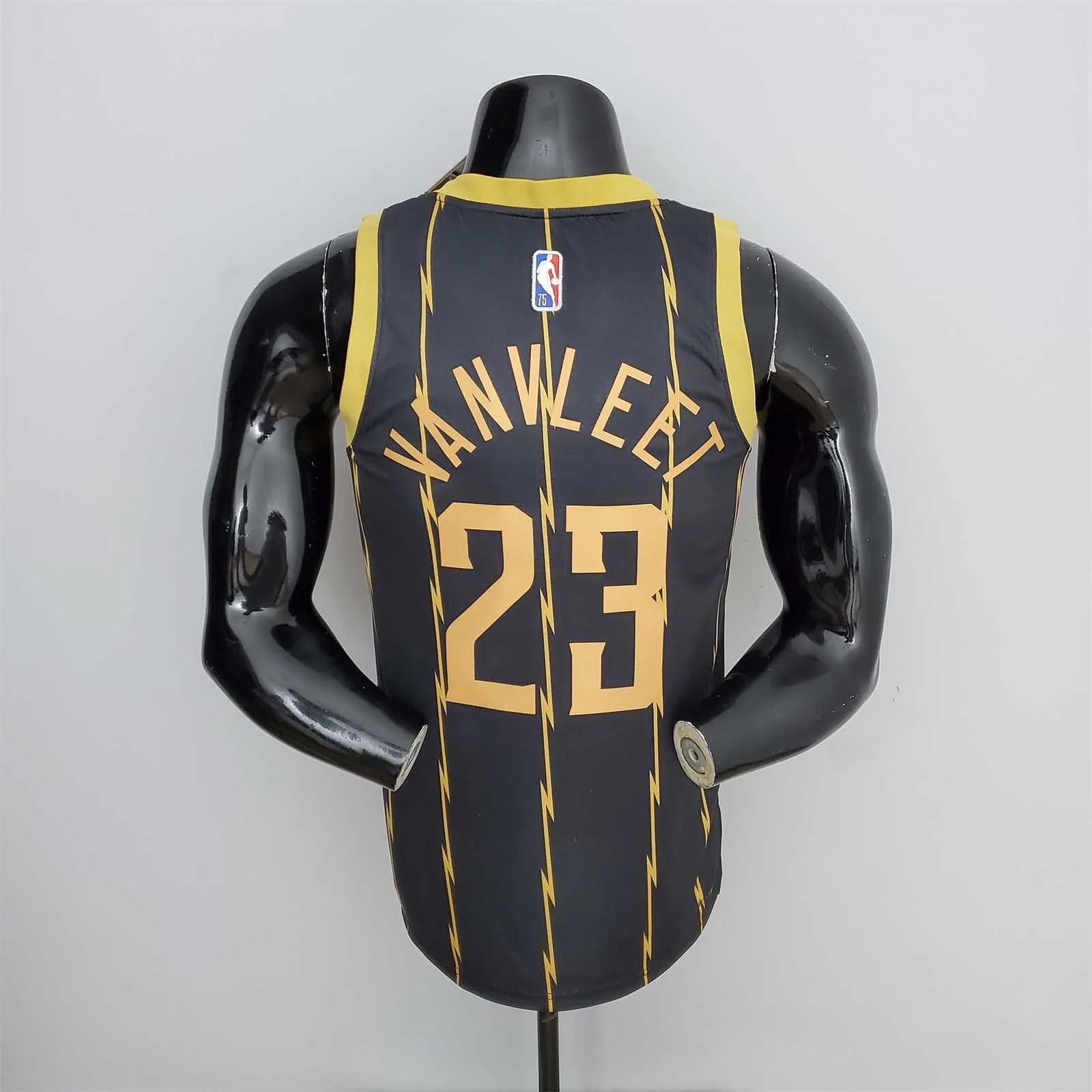 2022 Toronto Raptors VANVLEET#23 City Edition Black NBA Jersey 7