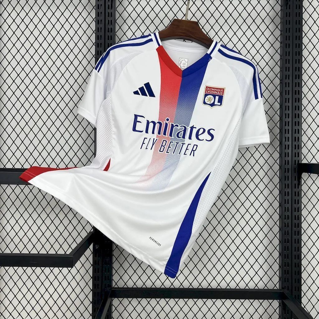 24-25 Lyon Home Shirt Football Uniforms AAAAJersey Supplier Yupoo 5