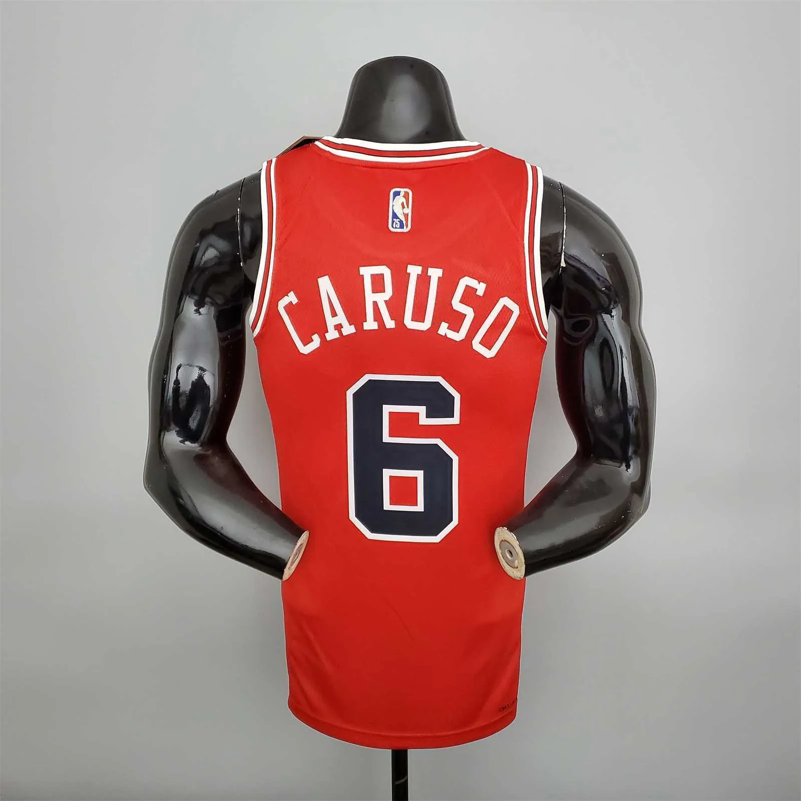 75th Anniversary CARUSO#6 Bulls Red 3