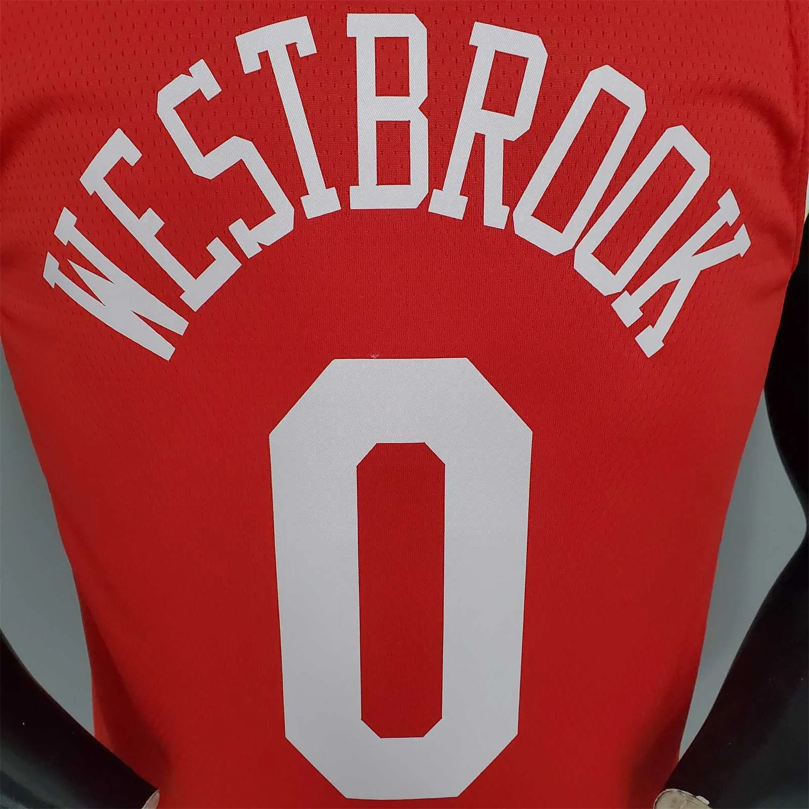 WESTBROOK#0 Rockets Retro Red 5
