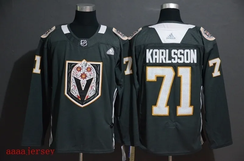 Vegas Golden Knights ice hockey jersey M-3XL 维加斯金骑士队冰球服 1