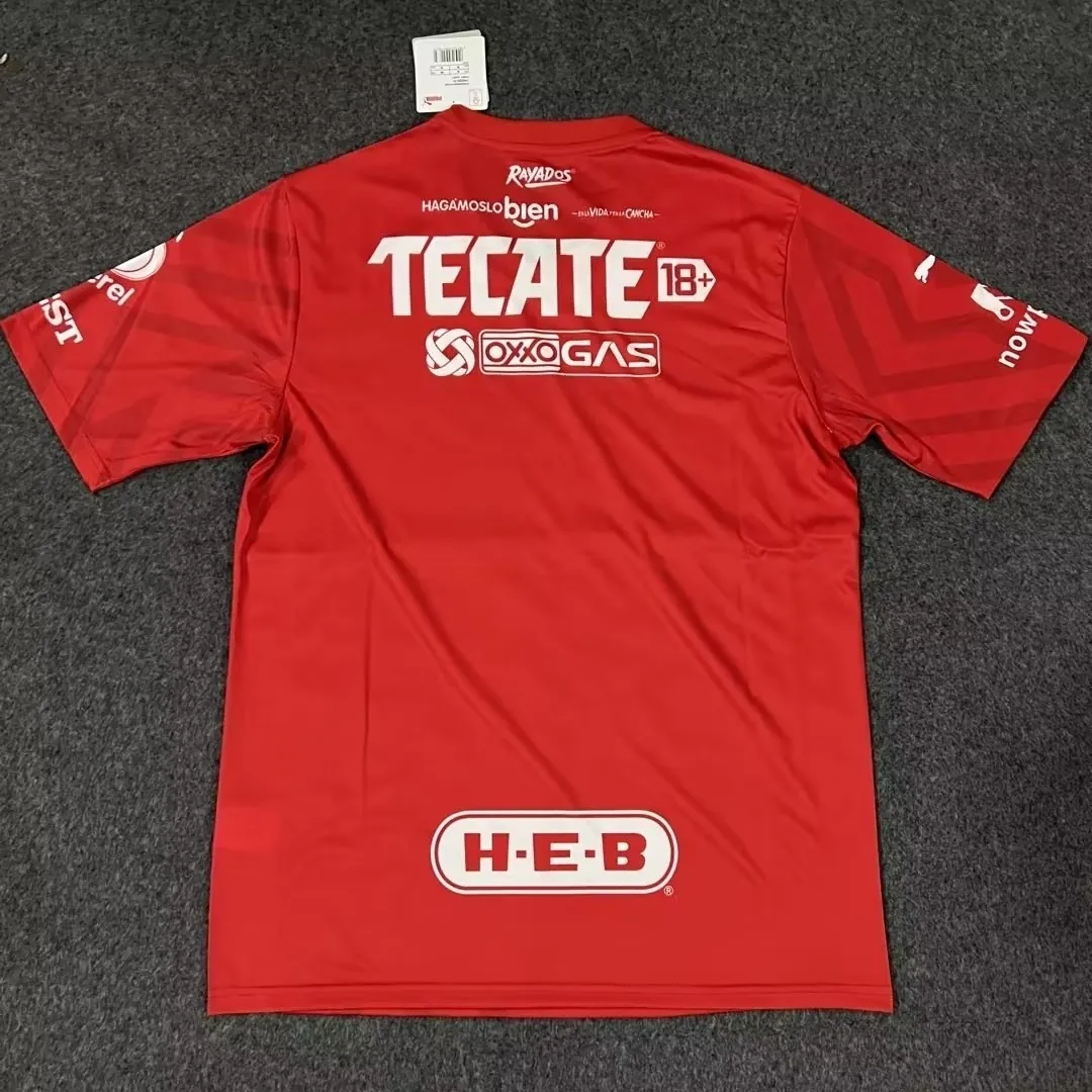 23-24 Rayados Monterrey Goalkeeper Red Kit Soccer Jerseys Yupoo 1