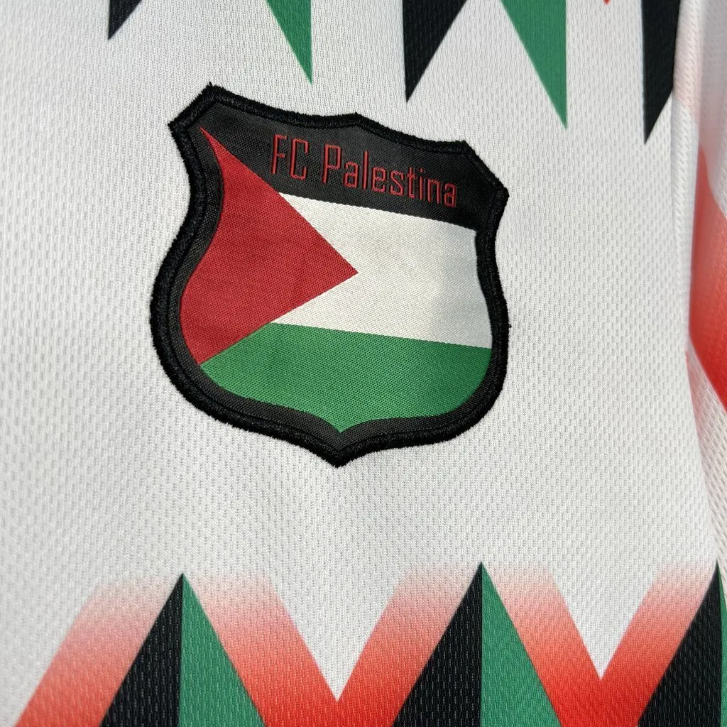 2024 CD Palestina x Hypepeace White Kit Soccer Uniforms Football AAAAJersey Yupoo 5