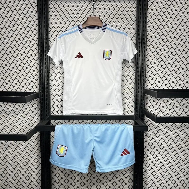 24-25 Aston Villa Away Kid Kits Youth Apparels Football AAAAJersey Yupoo 8