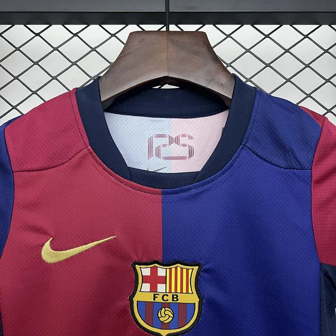 25-26 Barcelona x Travis Scott Home Kid Kits Youth Apparels AAAAJersey Wholesale Yupoo 7