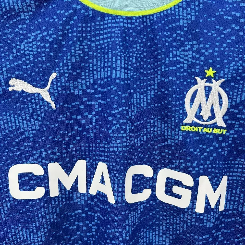 25-26 Marseille Third Away Kit Football T-Shirt AAAAJersey Supply Yupoo 3