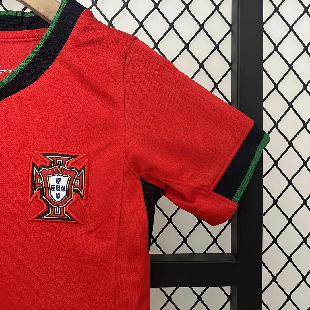 2024 Portugal Home Kids Kit Children Sets Best Jerseys Yupoo 4
