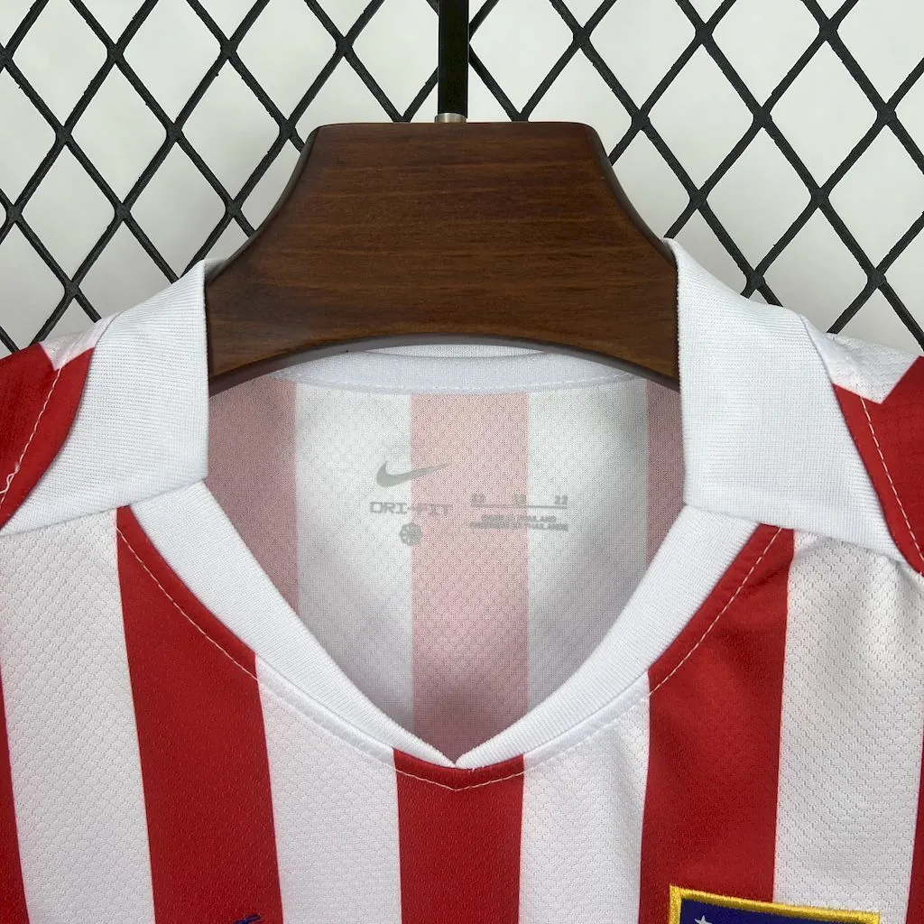 25-26 Atletico Madrid Home Kid Kits Youth Apparels AAAAJersey Supply Yupoo 7