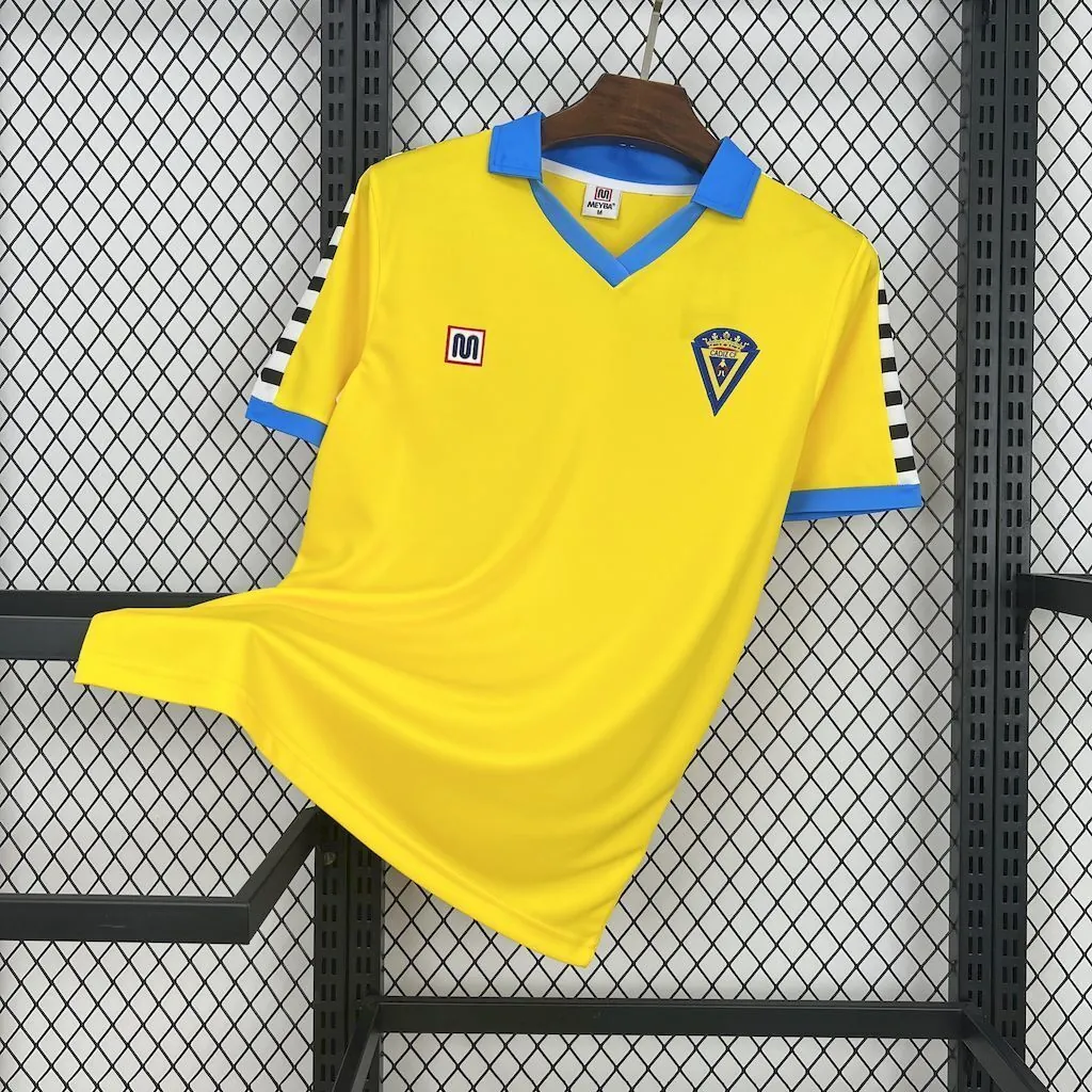 83-84 Cadiz Home Retro Kit Vintage Shirt AAAAJersey Supplier Yupoo 5