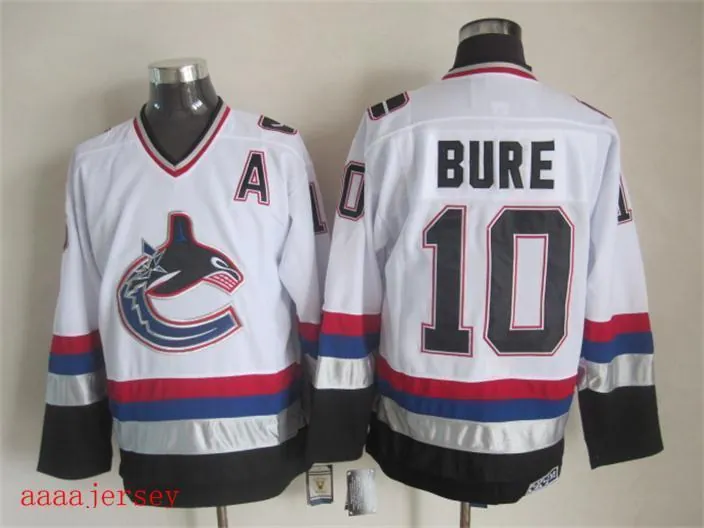 Vancouver Canucks retro ice hockey jersey M-3XL 温哥华加人队复古冰球服 5