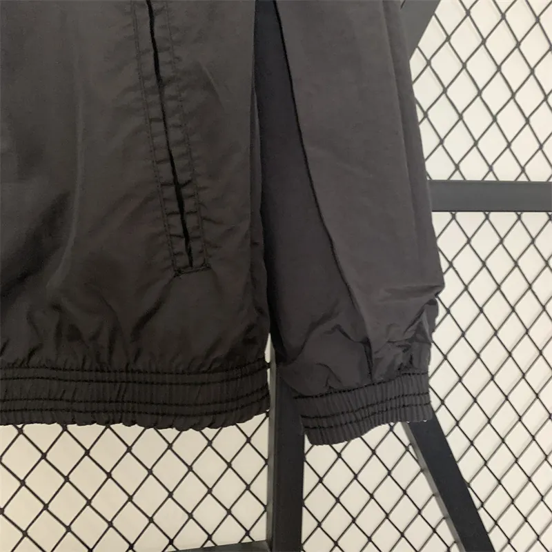 23-24 Real Madrid Trench Coat Reversible Dragon Windbreaker Black 7