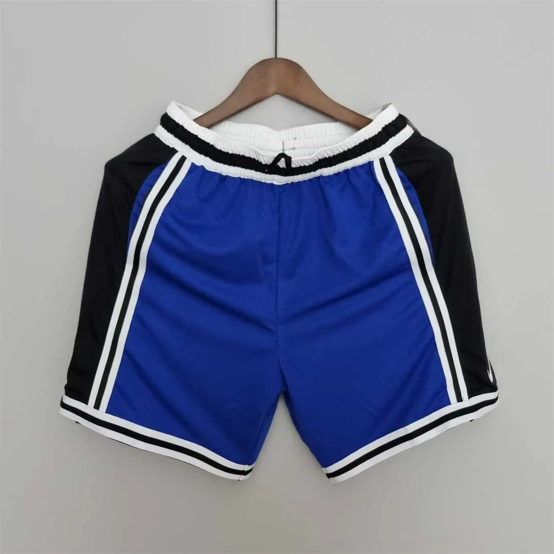 2022 Philadelphia 76ers NBA US Training Shorts Blue Black 5