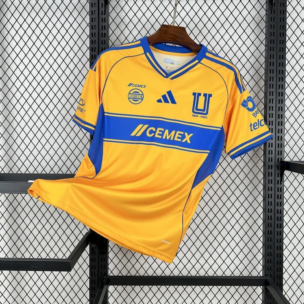 25-26 Tigres Home Kit Soccer AAAAJersey Yupoo S-2XL 5