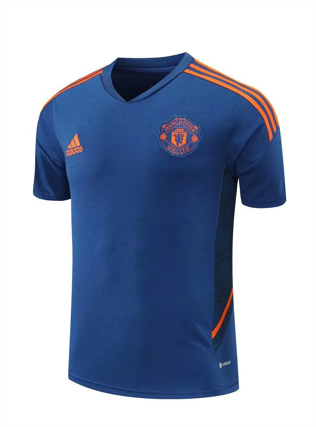22-23 Manchester United Training Suit Short Sleeve Kit Blue 20