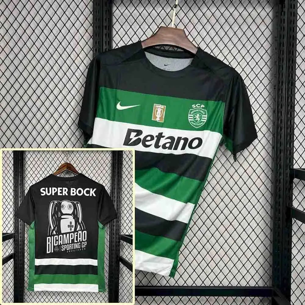 24-25 Lisbon Home Kit Soccer AAAAJersey Yupoo S-2XL 1