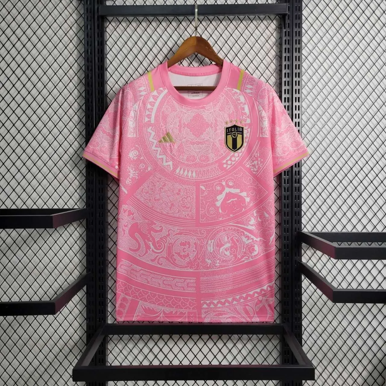 2024 Italy Special Edition Pink S-XXL Cheap Soccer Jerseys 5